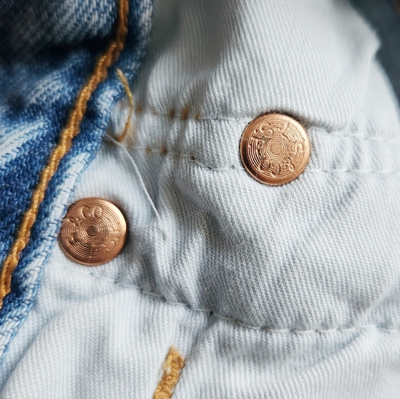 ‼️SOLD‼️ VTG Levi's 501 XX Original True Vintage Frayed Cut Off Distressed Denim - Picture 7 of 16